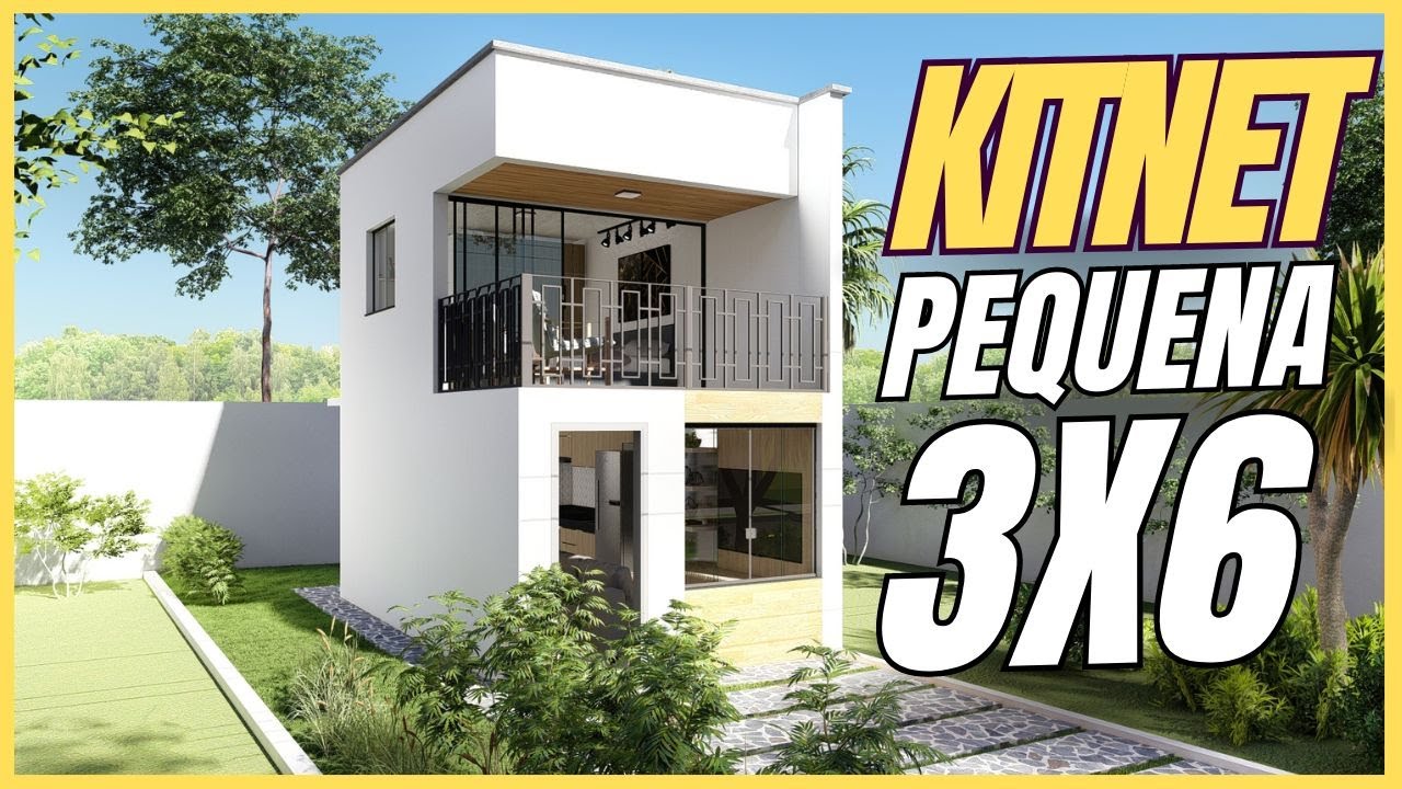 KITNET 3x6  | 3x6 kitnet pequena 18m²