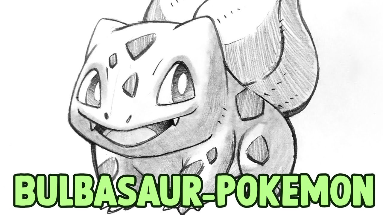 Como Dibujar Bulbasaur Paso a Paso - Dibujo a Lapiz