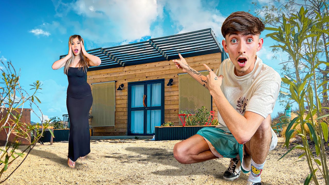 Overnight In The WORLD'S Tiniest Airbnb... 🏡