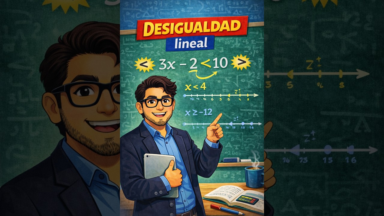Desigualdades/Inecuaciones - Lineales de Primer Grado - Vid 2