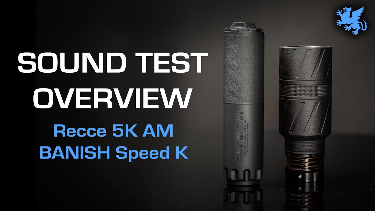Recce 5K AM vs BANISH® Speed K® | Sound Test Comparison