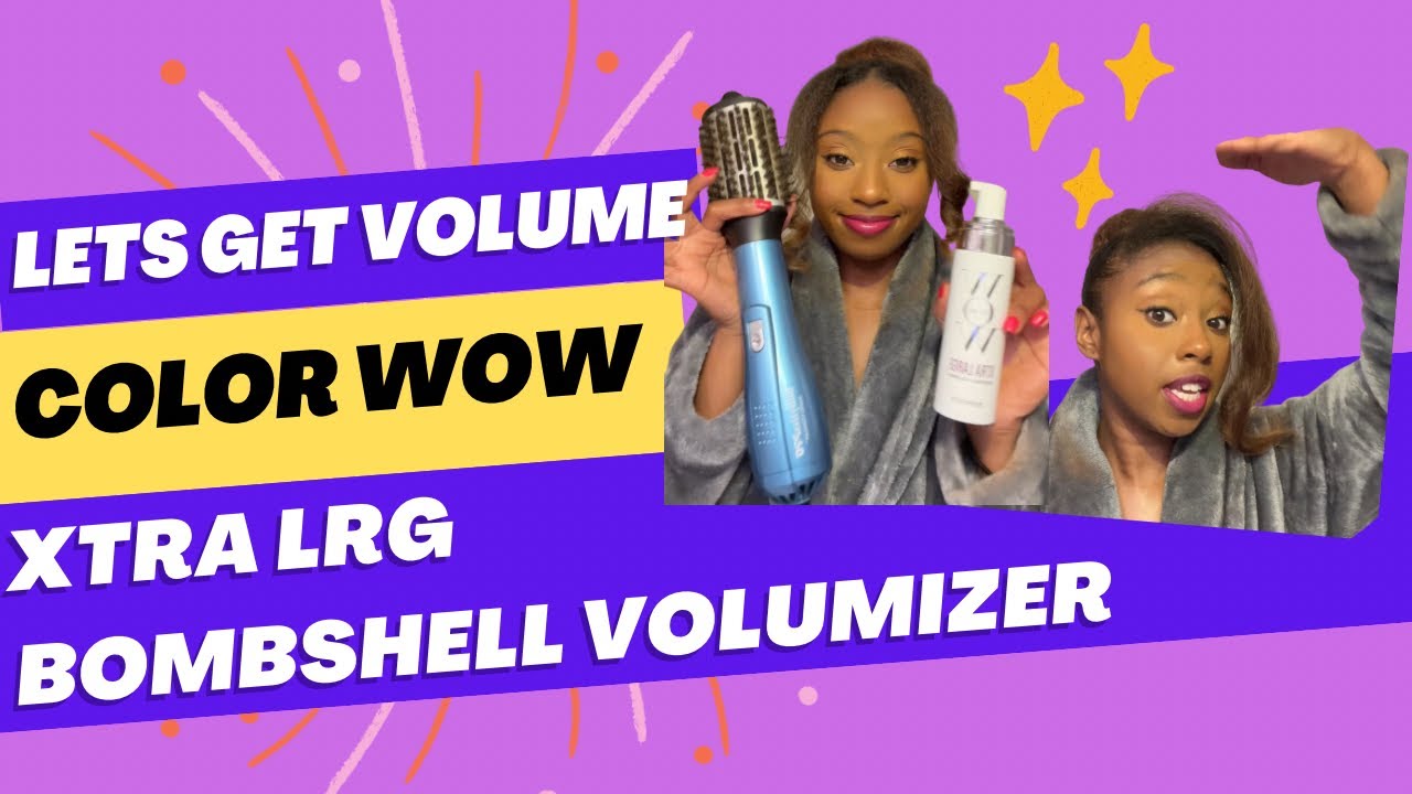 Let&rsquo;s some Volume with Color Wow Xtra Large Bombshell Volumizer! #hairstyles #hairtutorial
