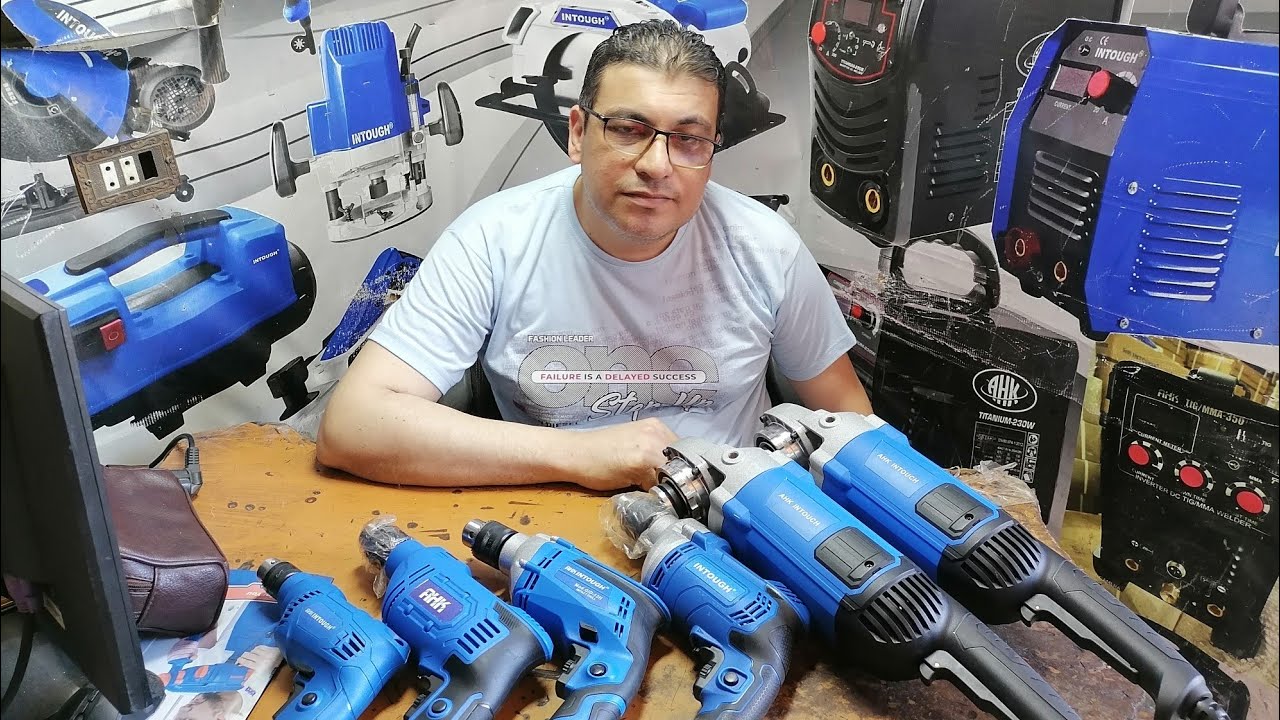 صاروخ ٢٤٠٠و٣٠٠٠وات وشنيور intough وماكينه غسيل السيارات #tools #grinder #intough #معدات