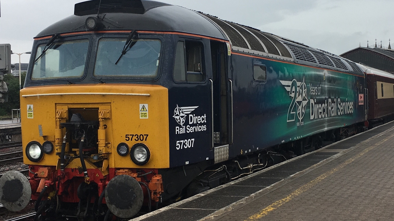 DRS 57307 & 57306 @ Bristol Temple Meads 02/06/17