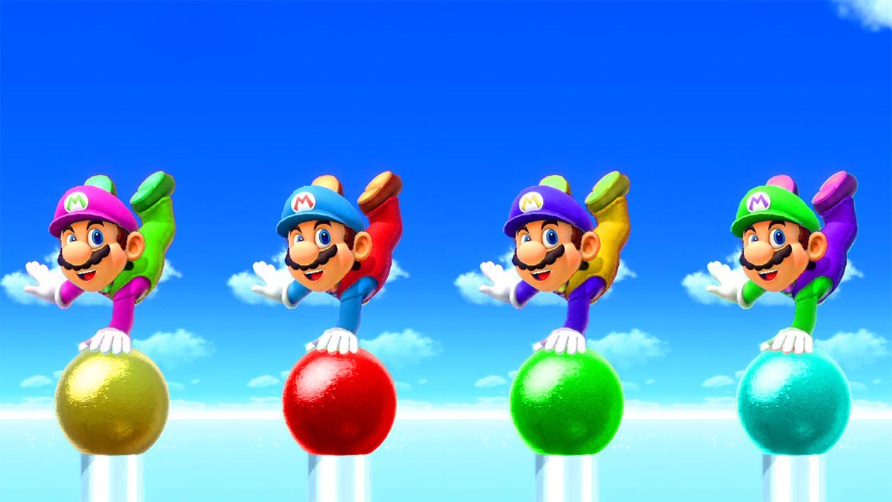 【スーパーマリオパーティ】ミニゲームマリオVsワリオVsワルイージVsピーチ(最強COM｢たつじん」)