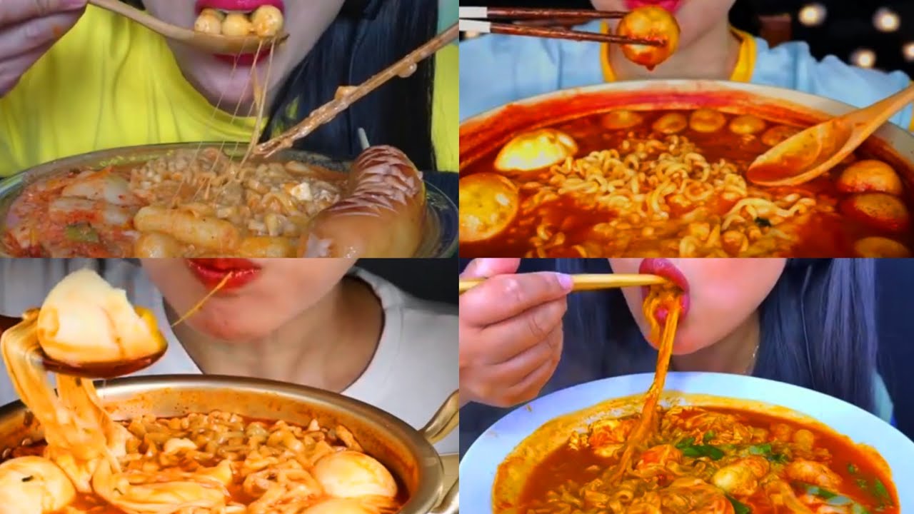 ASMR BEST EATING MUKBANG COMPILATIONS VIDEO *CHEESY BITES* CHEESY NOODLES EATING | FOODUSBANG