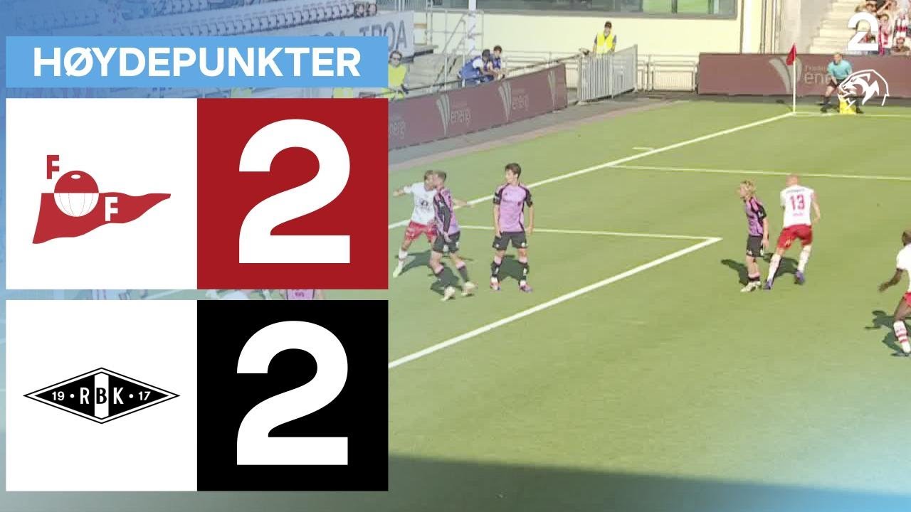 Fredrikstad 2 - 2 Rosenborg - Høydepunkter
