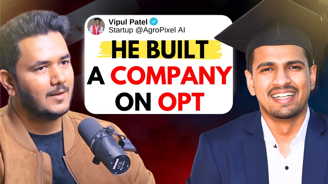 He Built AI/Robotics Startup on a F1 Visa & Self Sponsored OPT