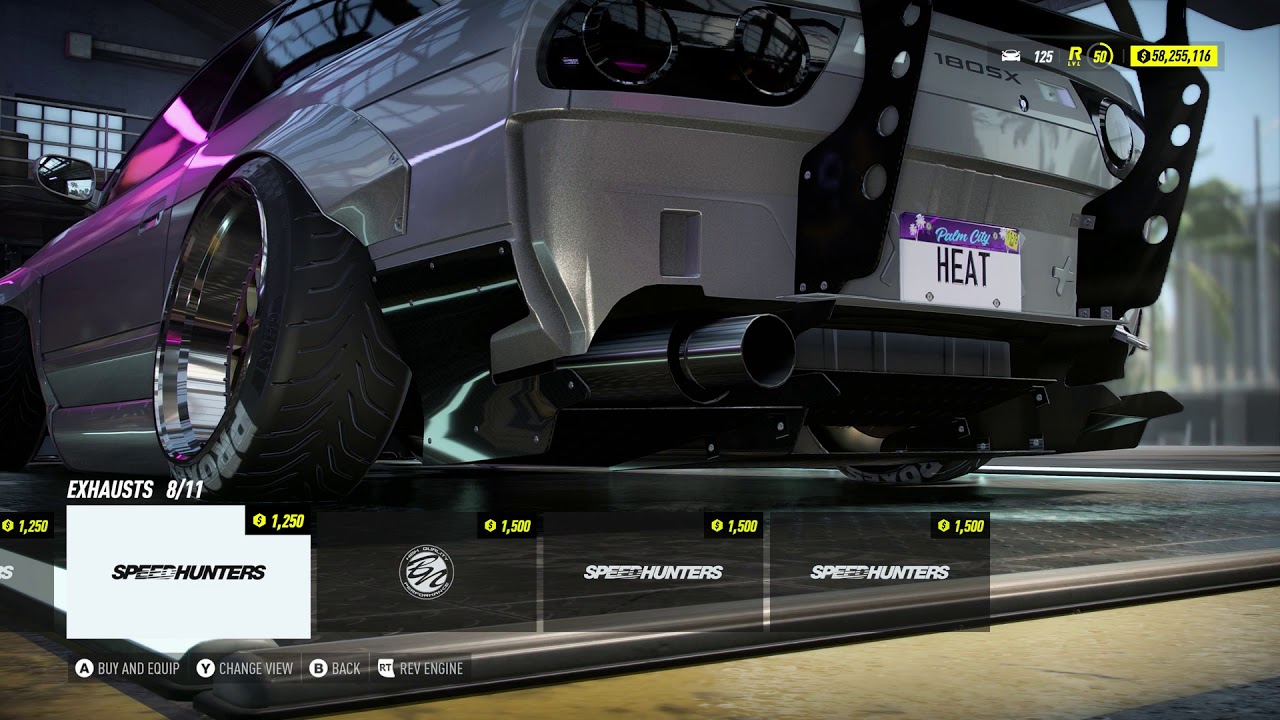 NFS Heat Nissan 180sx Full build Rocket Bunny
