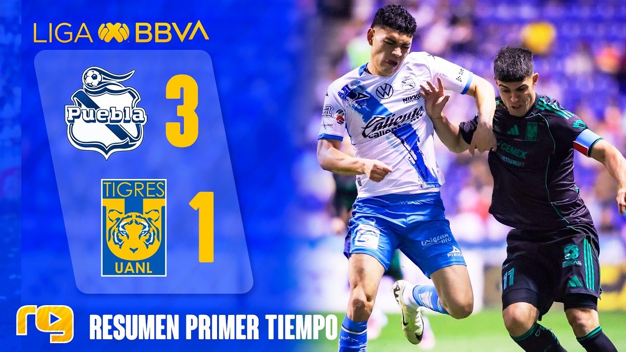 INCREÍBLE | PUEBLA VS TIGRES 3-1 | RESUMEN 1T | LIGA MX J9 CLAUSURA 2026