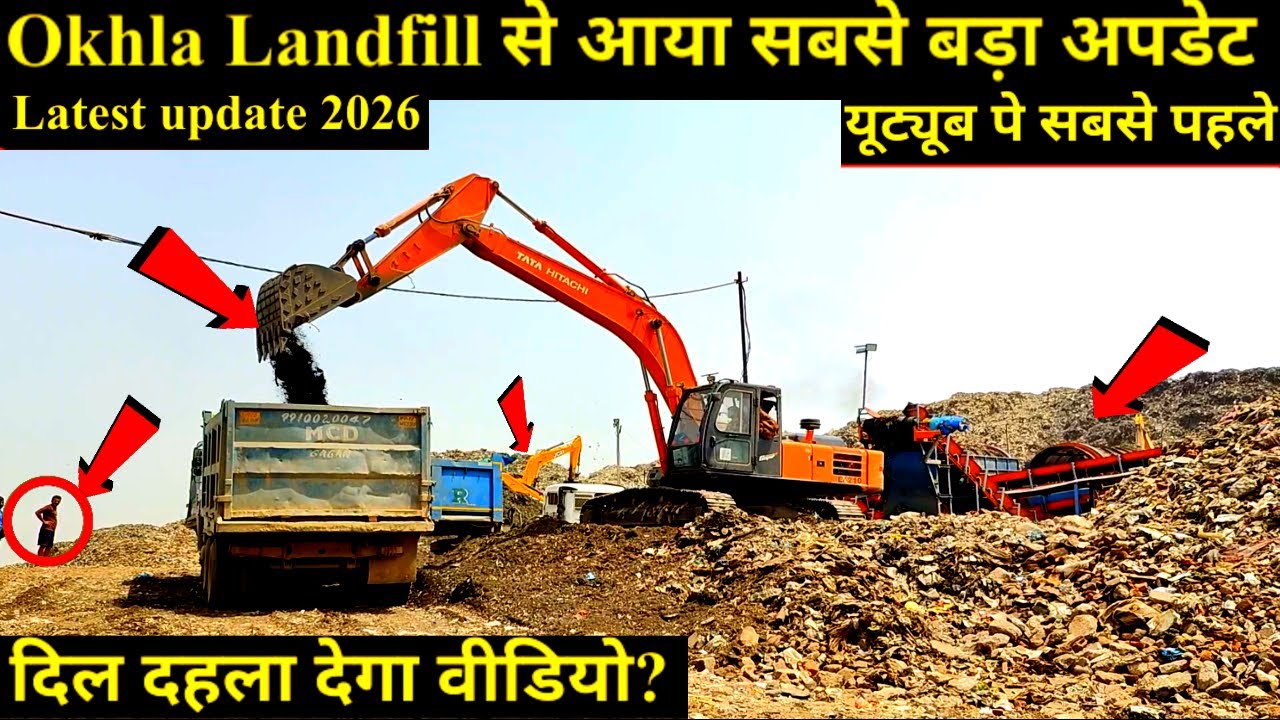 Delhi Clean-Up 2026 | OKHLA Landfill Transformation | OKHLA Landfill The Trash Mountain of Delhi