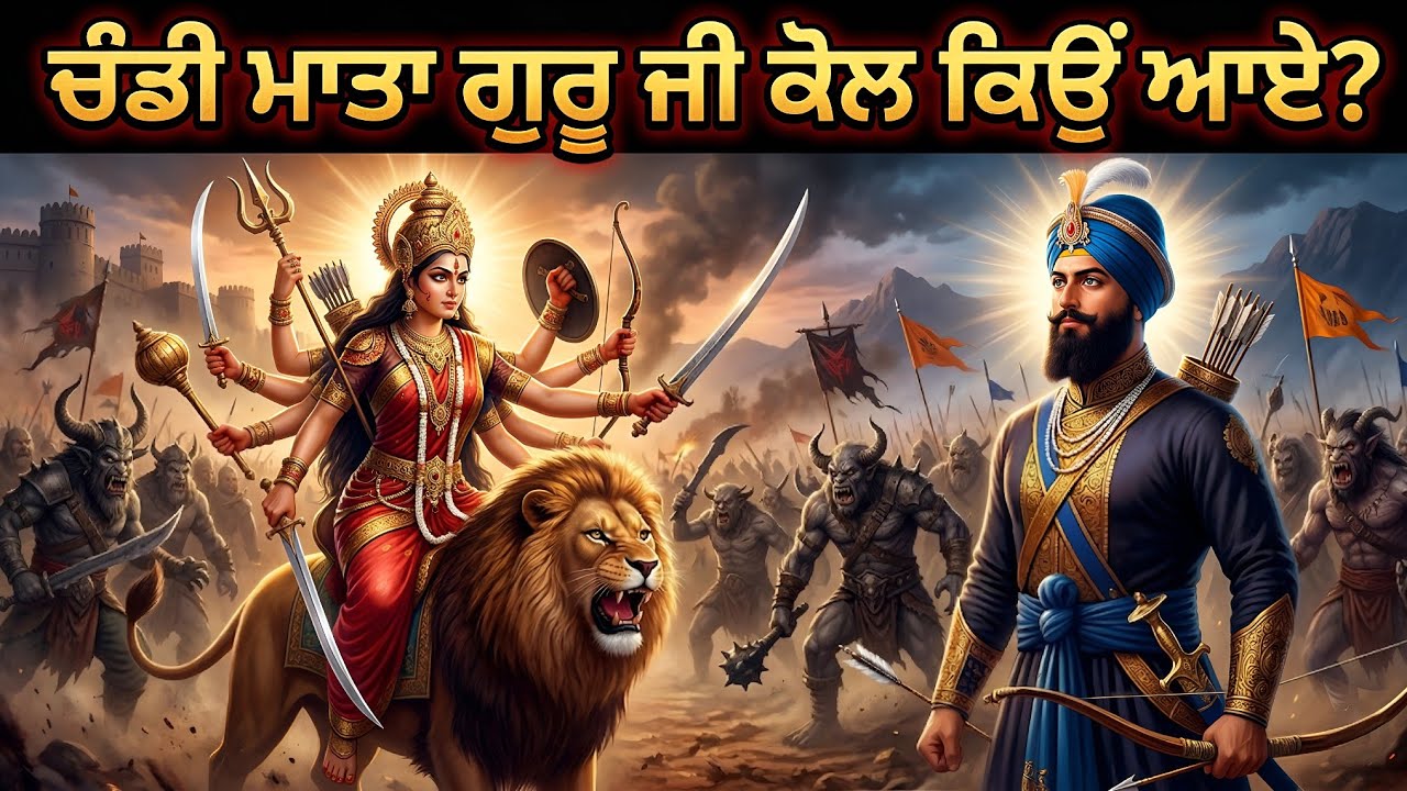 ਗੁਰੂ ਗੋਬਿੰਦ ਸਿੰਘ ਜੀ ਕੋਲ ਚੰਡੀ ਮਾਤਾ ਕਿਉਂ ਆਏ? || Mata Gujri Ji and Guru Teg Bahadaur Ji || Dusht Daman