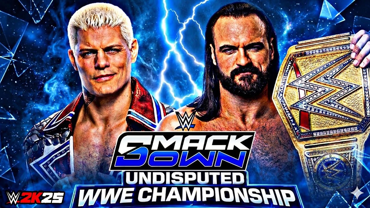Cody Rhodes Vs. DrewMcIntyre Undisrupted Championship Match ;- WWE 2K25 