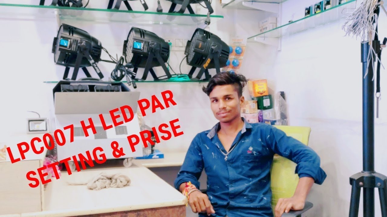 LPC007 H led par light setting & price   big dipper par light kese use kre