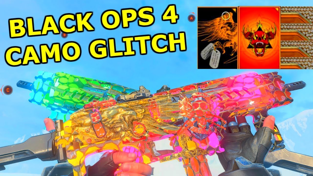 SECRET BO4 CAMO! INSTANT BO4 CAMO GLITCH! BLACK OPS 4 CAMO GLITCH! BO4 GLITCHES! GLITCH BLACK OPS 4!