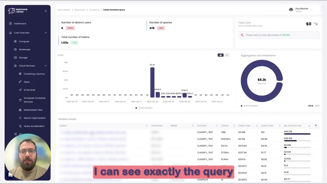 Snowflake AI services: Cortex Query