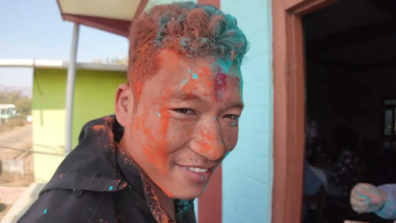 HAPPY HOLI ||  PM CUP CRICKET KO RAMAILO DANG MA || NEPAL POLICE VS APF CRICKET MATCH || VLOG || 4K