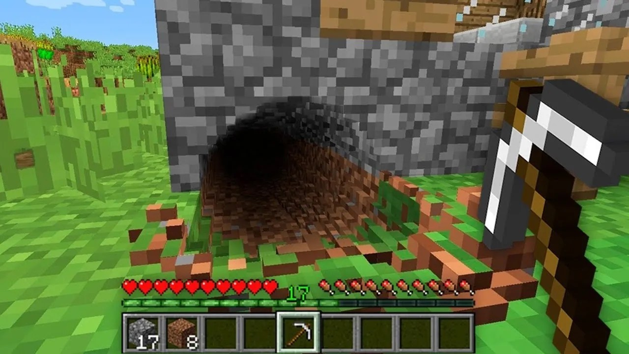 VERLASSE NICHT das VERBOTENE LOCH in Minecraft!