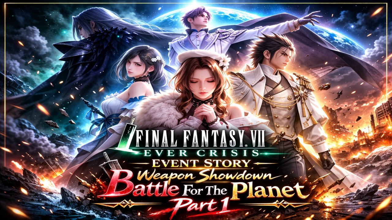 Final Fantasy 7 Ever Crisis Event Story Weapon Showdown Battle For The Planet Part 1