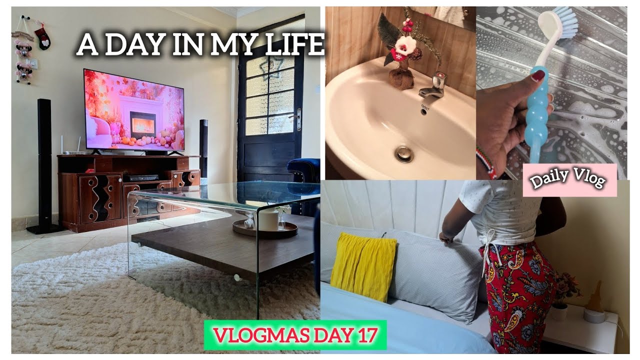 🌸SLOW LIVING IN NAIROBI/KENYA 😍|COZY & CALM DEEP  CLEANING |MORNING ROUTINE |vlogmas day 17🎄😍