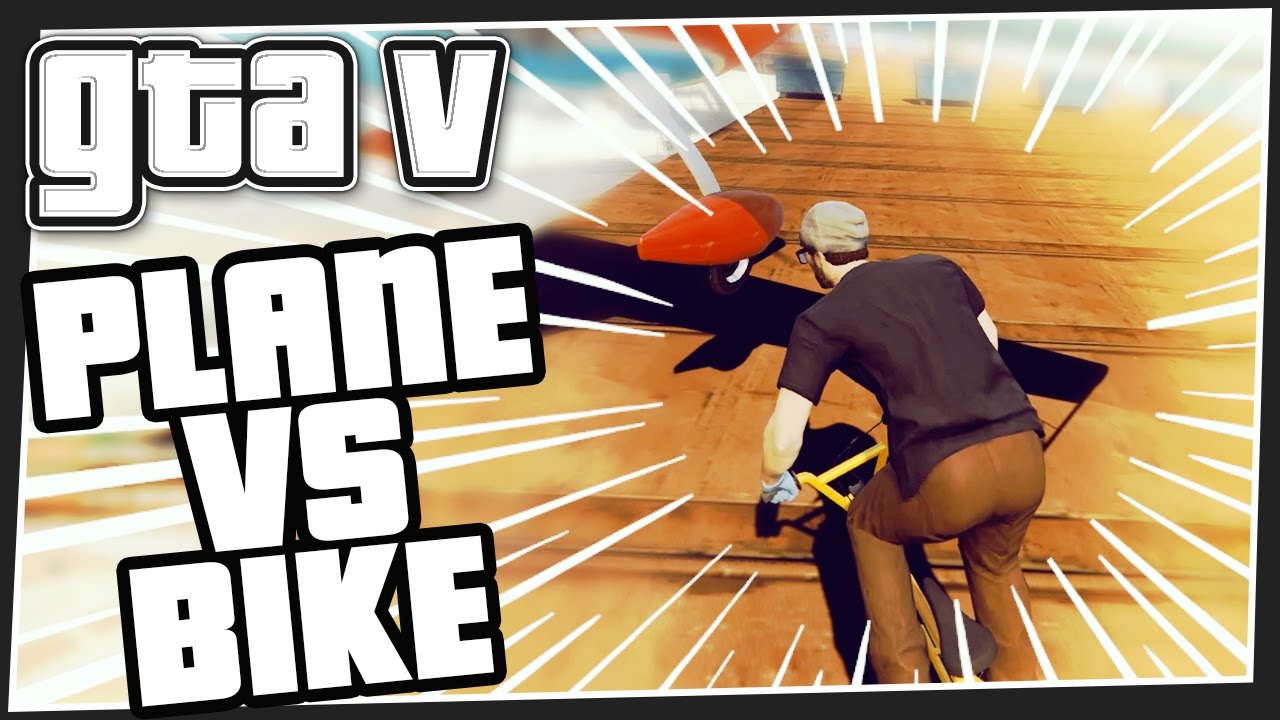 PLANES vs BMX - GTA 5 Online (GTA V Funny Moments)