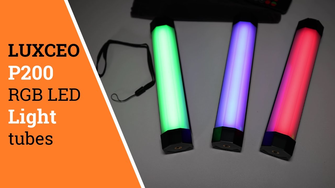 LUXCEO P200 RGB LED Light tubes
