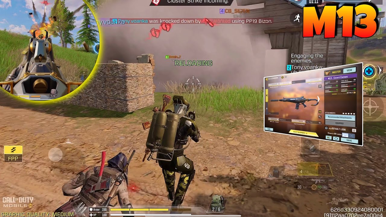 Insane Fight At Farm + Best M13 Gunsmith Season 2 | CODM BR Full Gameplay