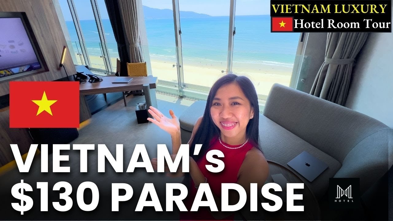 What $130 Gets You in Vietnam – Insane Beachfront Hotel Tour! (Danang)