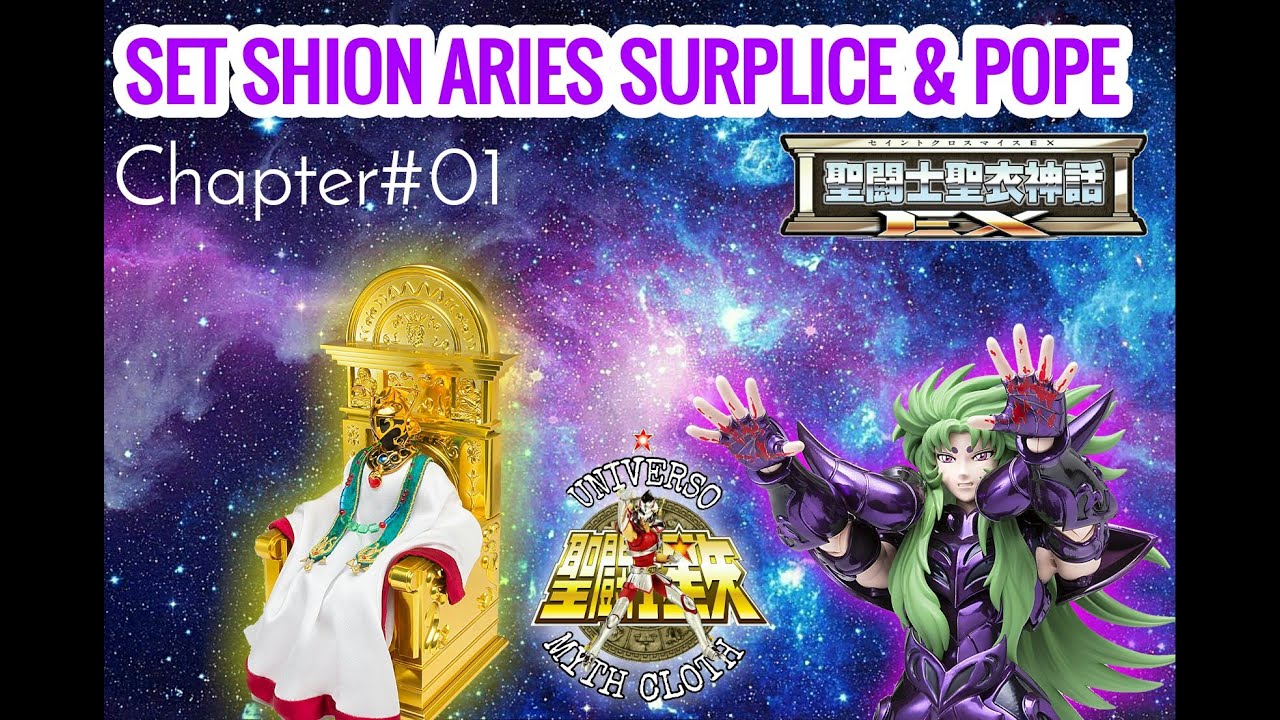 Review SET ARIES SHION (SURPLICE)& THE POPE EX♈✨(BANDAI)#Chapter01