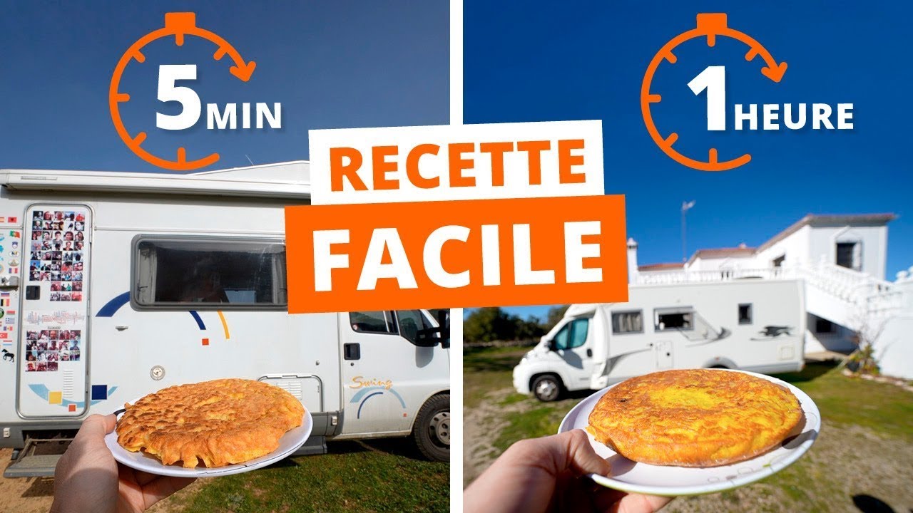 🔥 Cuisiner en camping-car : on teste la tortilla (recette espagnole) ! 🇪🇸