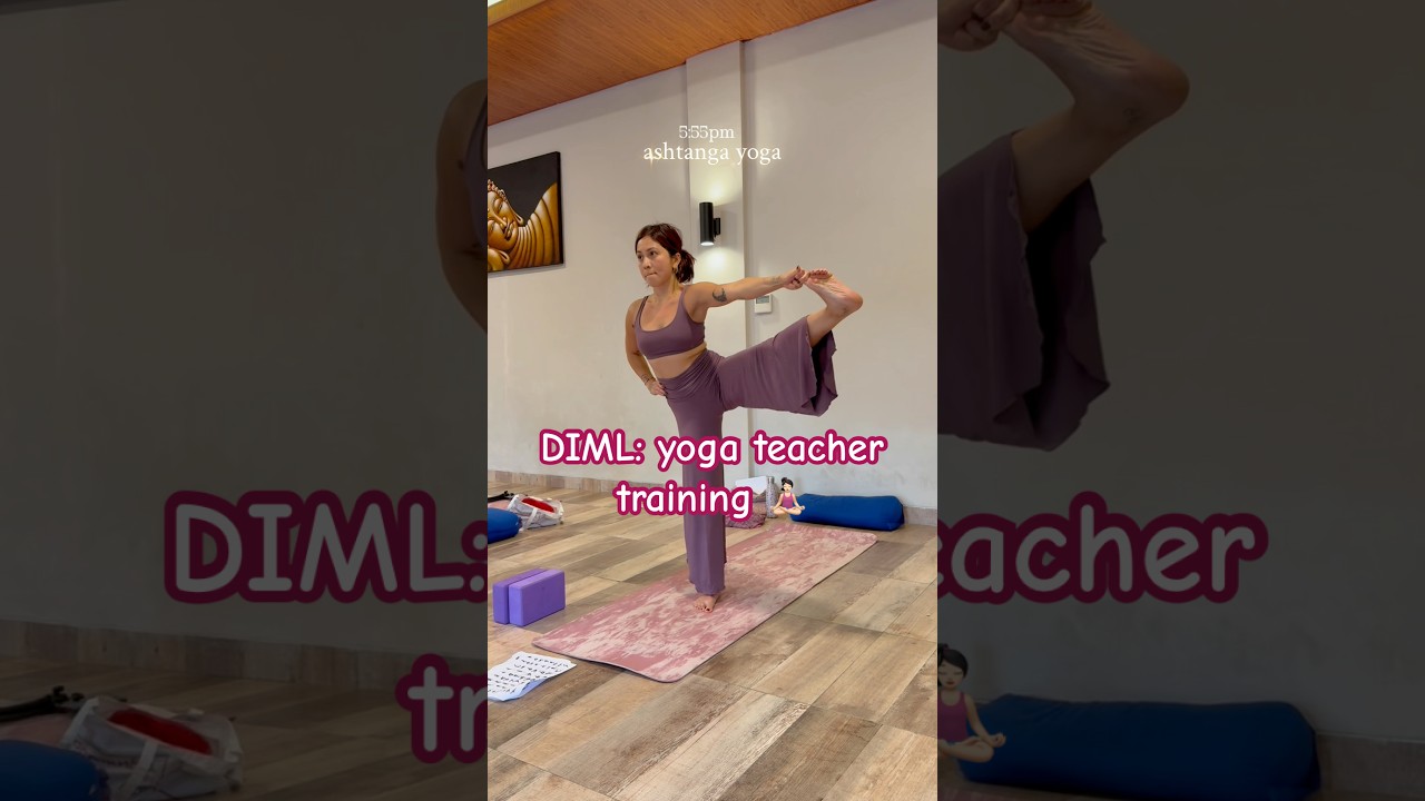 from 6am to 730pm&hellip; this is life in yoga teacher training 🧘🏻&zwj;♀️✨ 21 days straight! (ASMR edition 🌿🕊️)