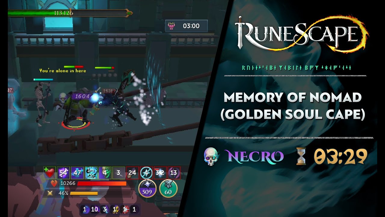 Memory of Nomad (Golden Cape) (Necromancy) | RuneScape Mobile PVM