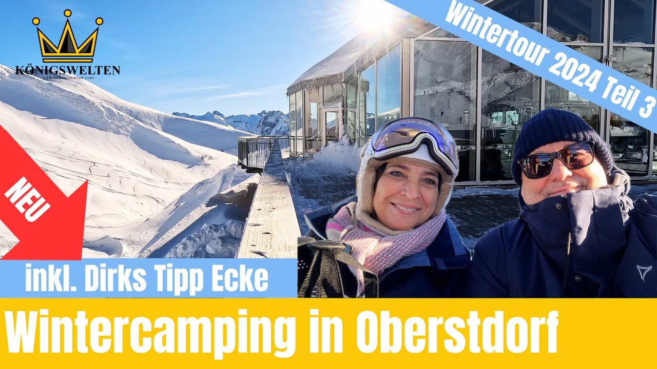 Wintercamping inkl. Tipps & Tricks | Vom Wohnmobil direkt an den Ski-Lift | Oberstdorf | Nebelhorn
