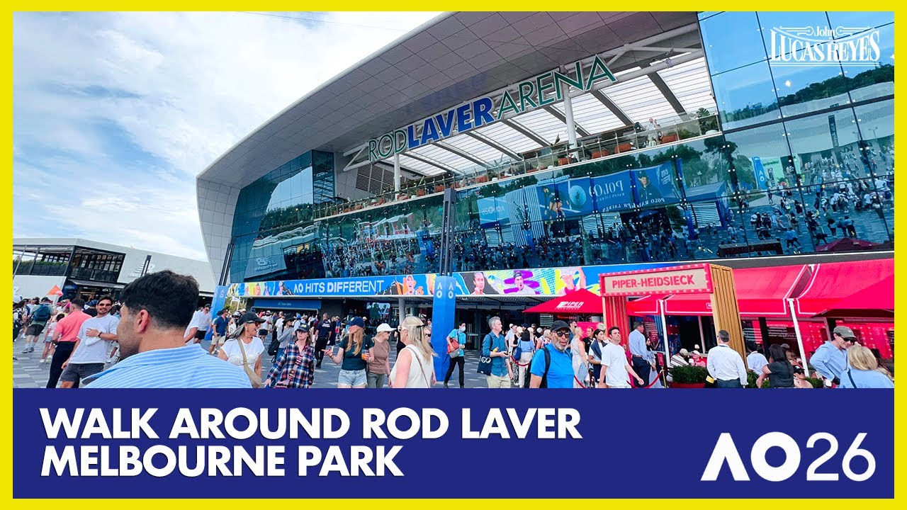 Australian Open  2026 Walk around Melbourne Park / Rod Laver Arena