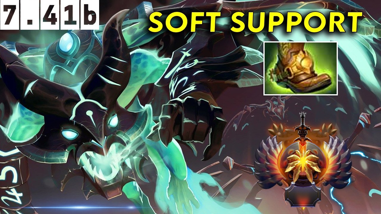 Visage Immortal Soft Support - Dota 2 Patch 7.41bPro Pub Gameplay