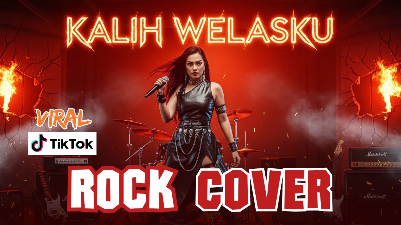 DENNY CAKNAN - KALIH WELASKU (ROCK COVER) 🤟 POWERFUL DOUBLE PEDAL & DISTORSI GITAR 🔥