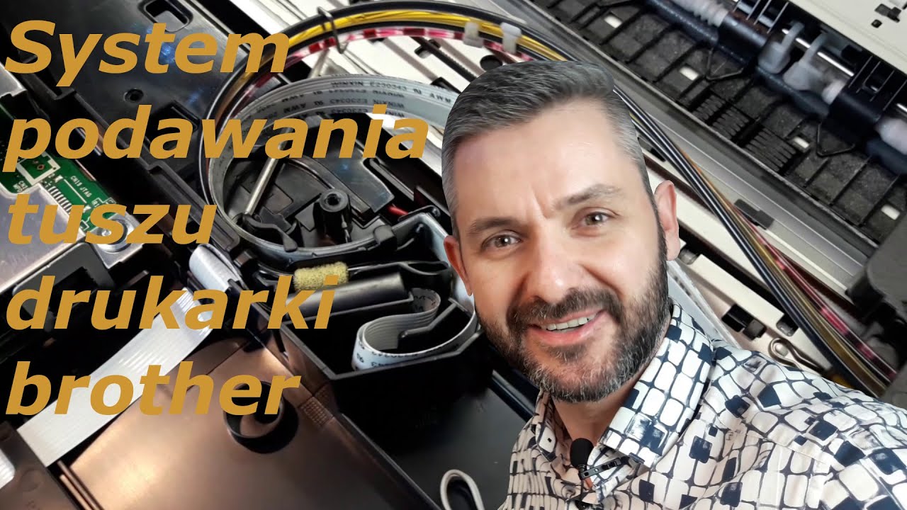 BROTHER DCP-J100 🖨️ System podawania tuszu
