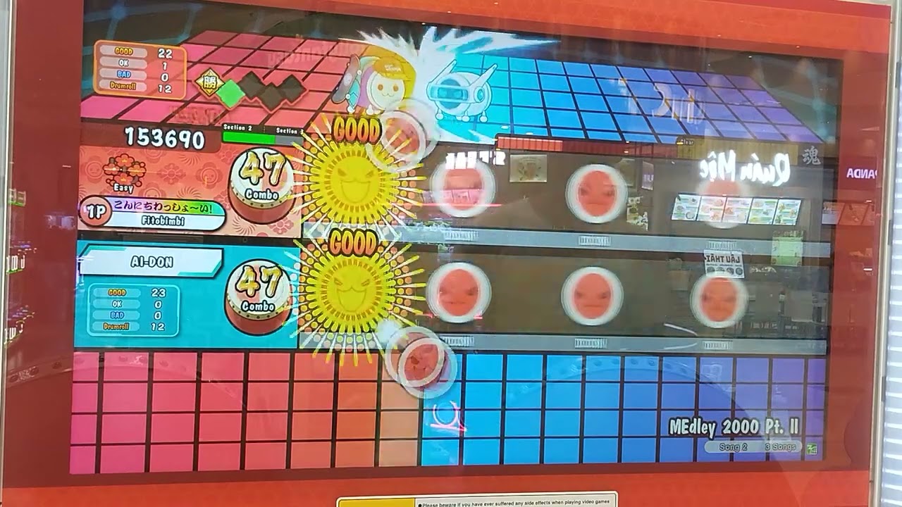 Taiko no Tatsujin(太鼓の達人)-続・〆ドレー2000 Easy(AI Battle)