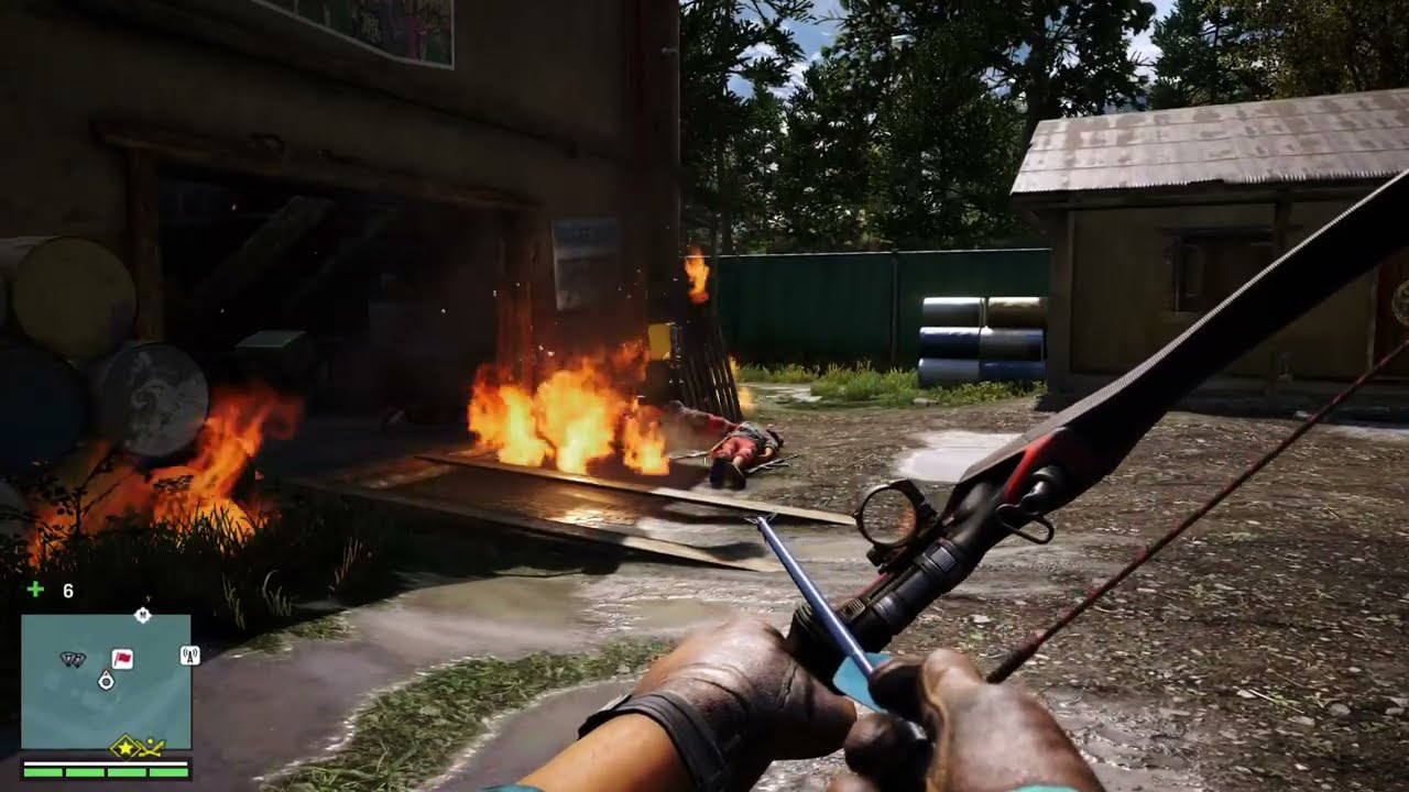 Far Cry 4: Liberação de posto avançado por morte furtiva!! (Gameplay insana)