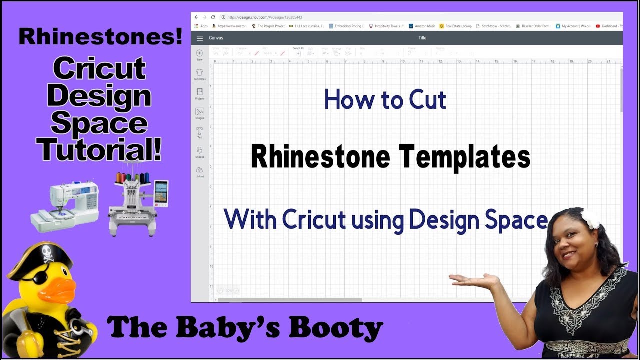 How to Cut a Rhinestone Template with Cricut Design Space