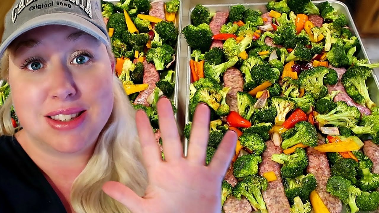 🥦5 SHEET PAN DINNERS | Healthy Recipes with TONS of Veggies, too!!!