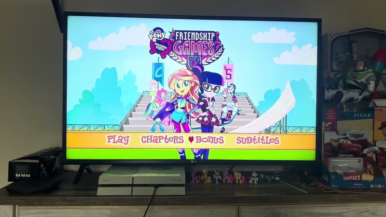 My Little Pony Equestria Girls: Friendship Games DVD menu walkthrough 