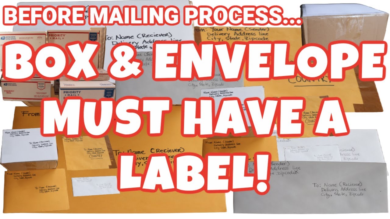How To be Properly Prepared when Mailing or Shipping Letter and Package using Post Office Service