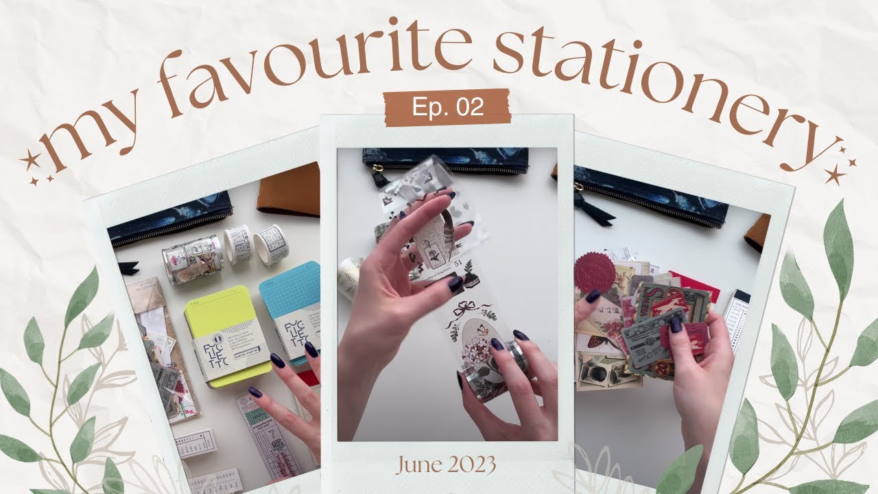 My Favourite Stationery Ep. 02 ★ Washi & PET Tapes, Notecards, & Tickets!
