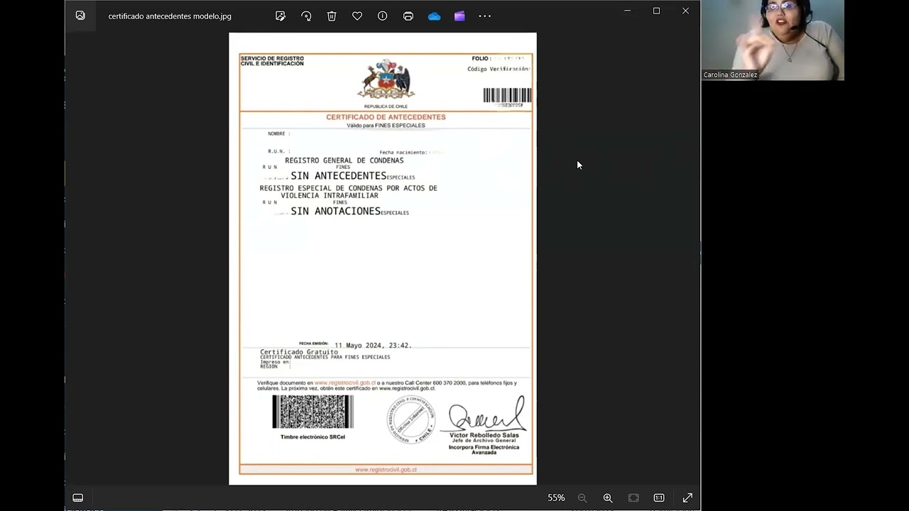 CAPSULA INFORMATIVA: EL CERTIFICADO DE ANTECEDENTES