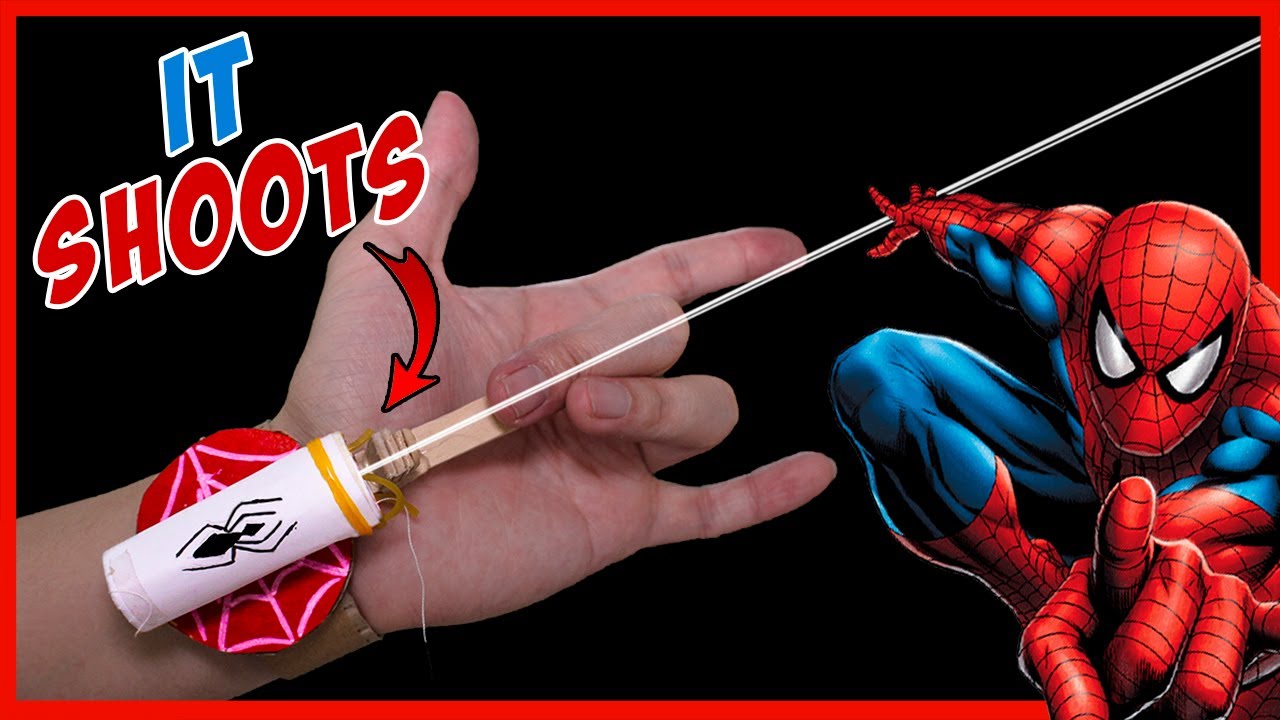 Easy Spider-Man Web Shooter! How to make Spider-Man Web Shooter