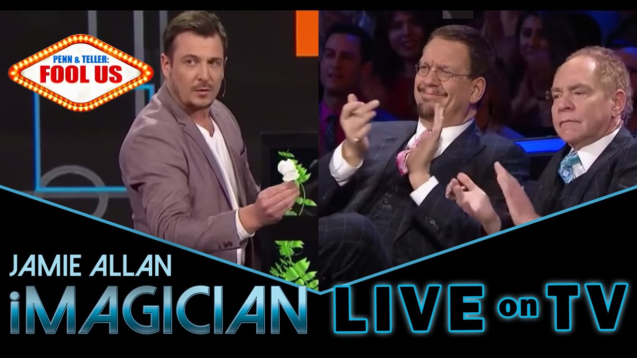 Jamie Allan iMAGICIAN | Penn & Teller [Fool Us] | Digital Art