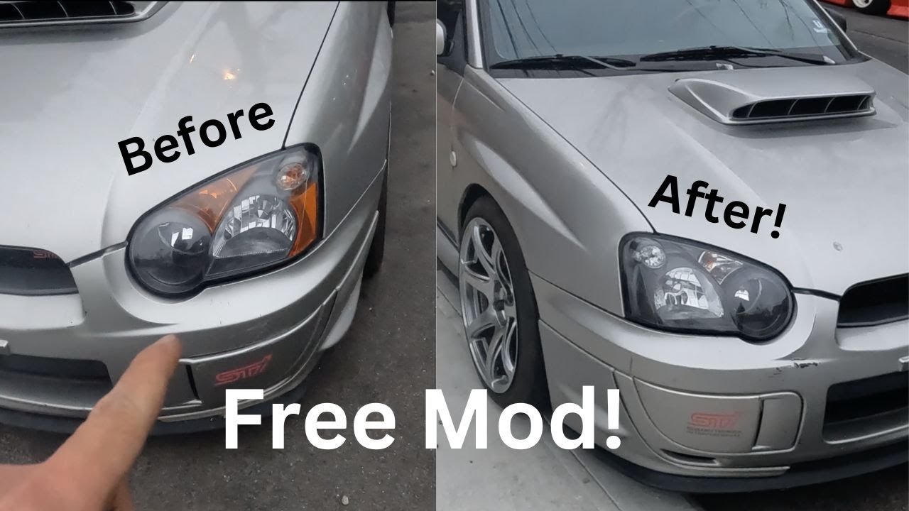 Transforming my Blobeye 05 STI Headlights with the help of Auxito (Amber Delete)
