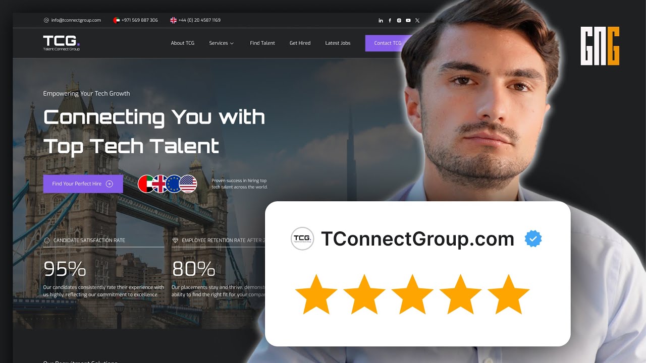Client Talent Connect Group (TConnectGroup.com) Testimonial - Tech Recruitment Agency in Dubai