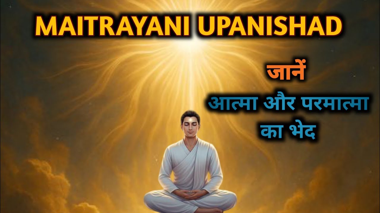 मैत्रायणी उपनिषद | आत्मा और परमात्मा में अन्तर | maitrayani upanishad #tatvagyan #hindugod #hinduism